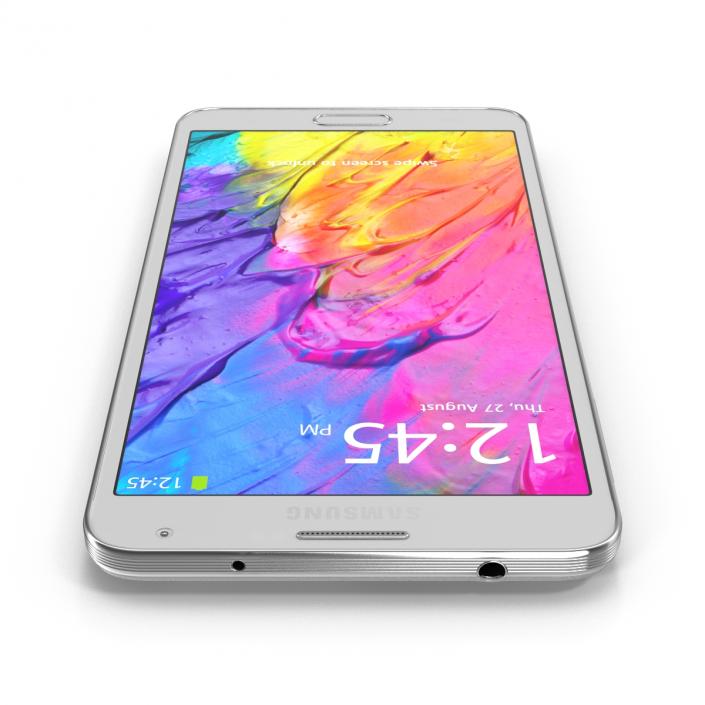 Samsung Galaxy Note 3 White 3D