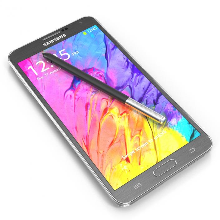 3D model Samsung Galaxy Note 3 Set