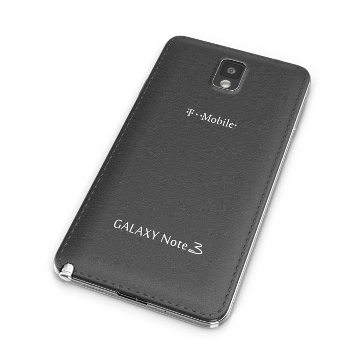 3D model Samsung Galaxy Note 3 Set