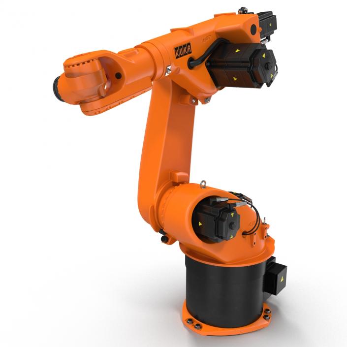 3D model Kuka Robot KR 60-3 Rigged