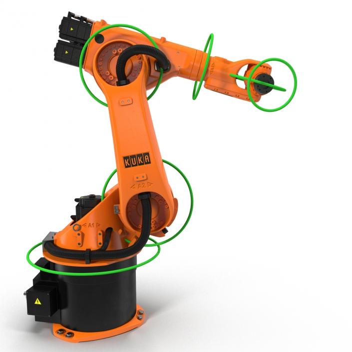 3D model Kuka Robot KR 60-3 Rigged