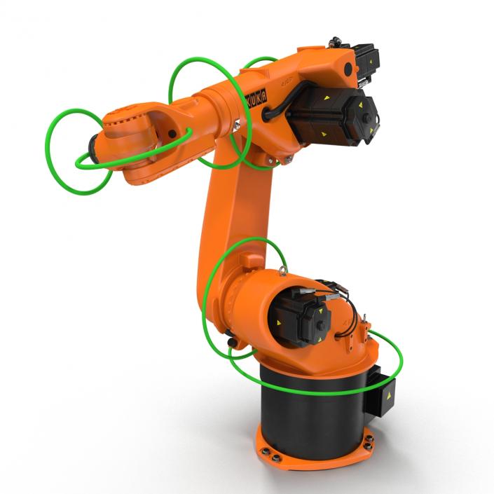 3D model Kuka Robot KR 60-3 Rigged