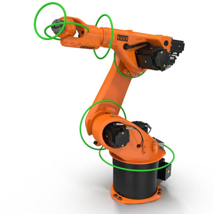 3D model Kuka Robot KR 60-3 Rigged