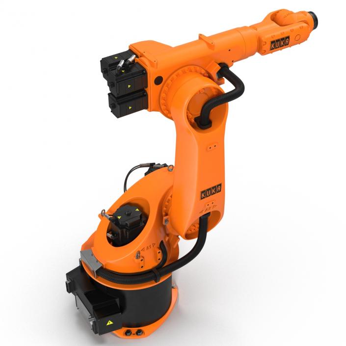 3D model Kuka Robot KR 60-3 Rigged