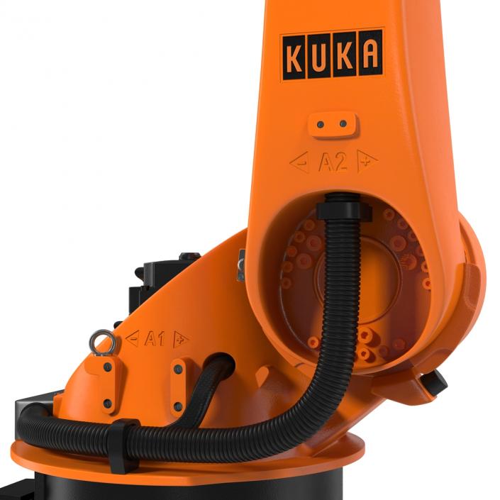 3D model Kuka Robot KR 60-3 Rigged