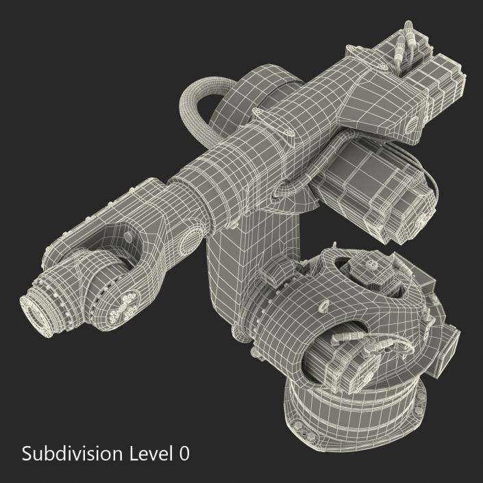 3D model Kuka Robot KR 60-3 Rigged