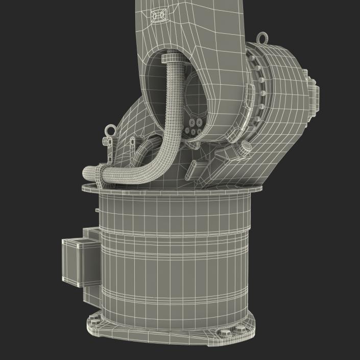 3D model Kuka Robot KR 60-3 Rigged