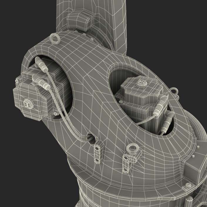 3D model Kuka Robot KR 60-3 Rigged