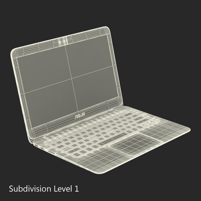 3D model Laptop Asus Zenbook UX305