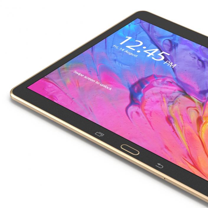 Samsung Galaxy Tab S 10.5 Titanium 3D model