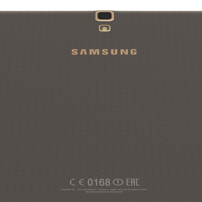 Samsung Galaxy Tab S 10.5 Titanium 3D model