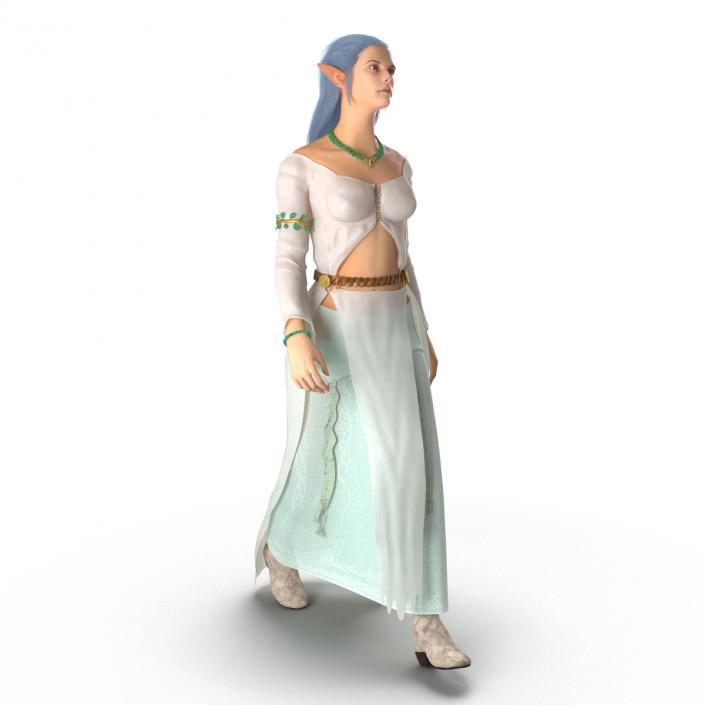 Female Elf Rigged 3D