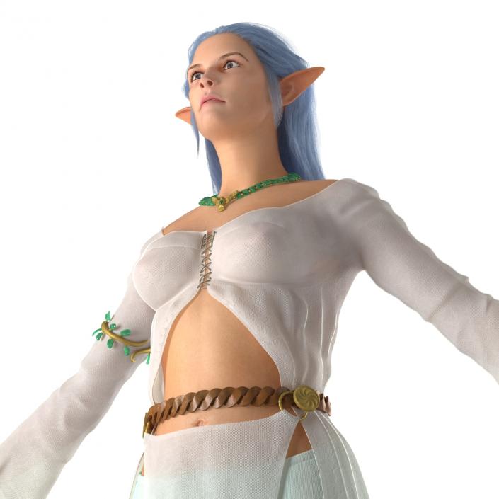 Female Elf Rigged 3D