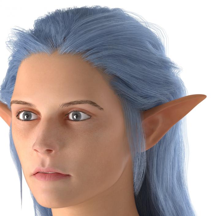 Female Elf Rigged 3D