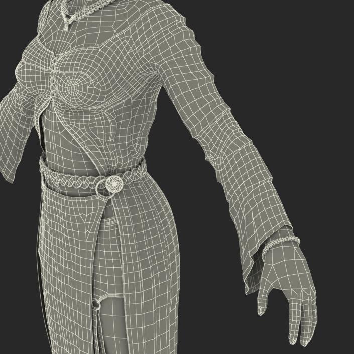 Female Elf Rigged 3D