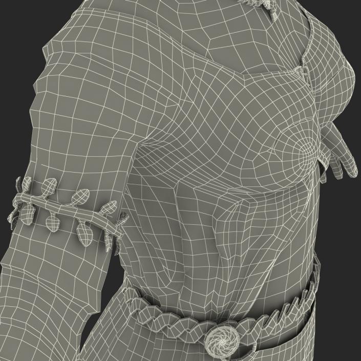 Female Elf Rigged 3D