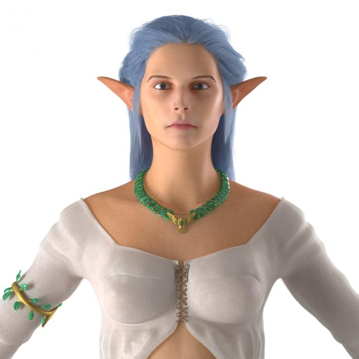 Female Elf Rigged 2 3D model