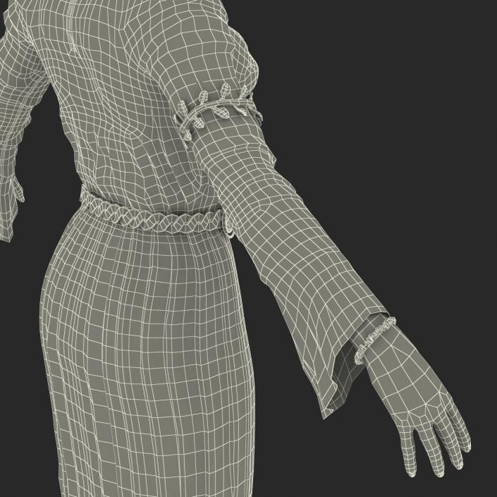 Female Elf Rigged 2 3D model