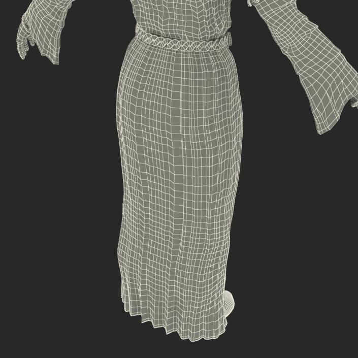 Female Elf Rigged 2 3D model