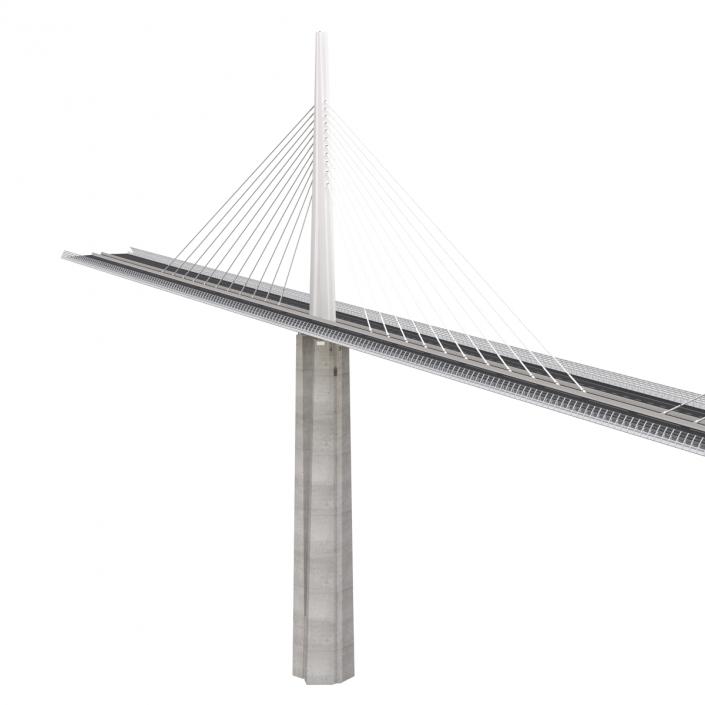 3D Millau Viaduct Bridge France model