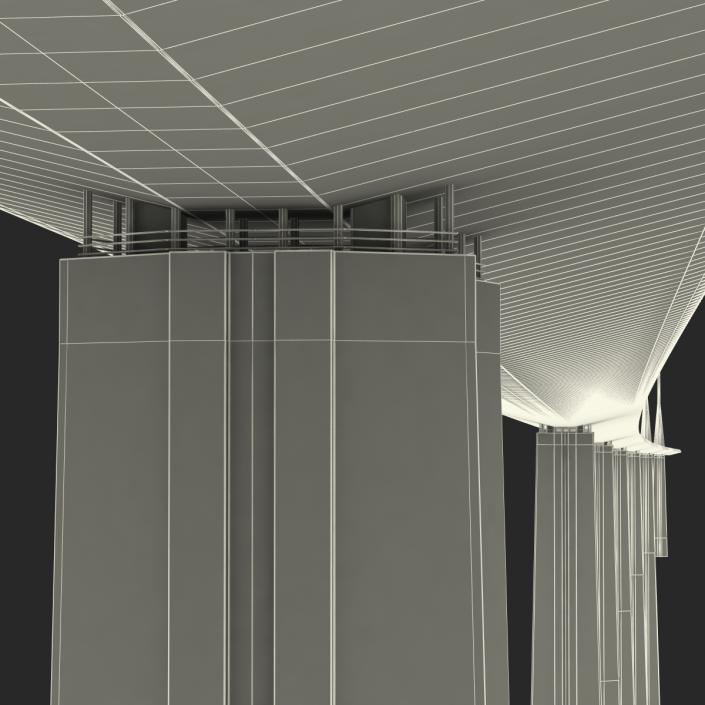 3D Millau Viaduct Bridge France model