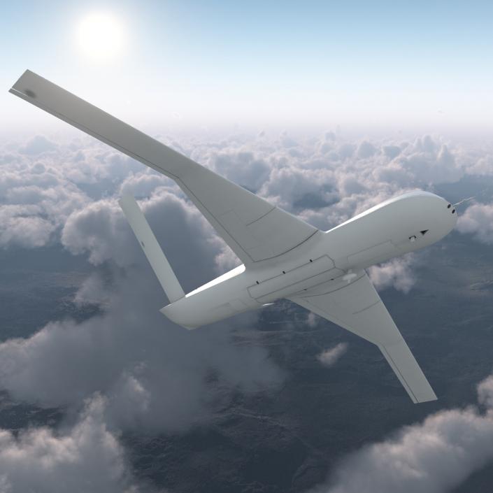 General Atomics Avenger UAV 3D