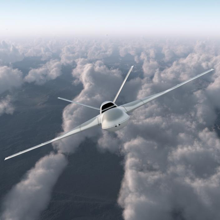 General Atomics Avenger UAV 3D