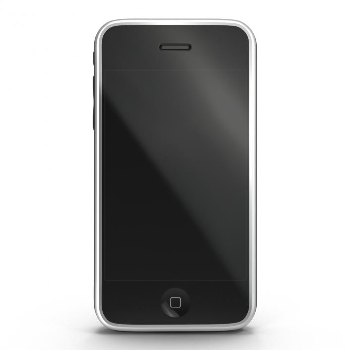 3D model Apple iPhone 2 Black