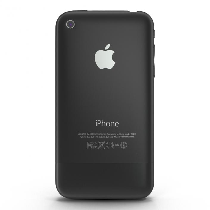 3D model Apple iPhone 2 Black