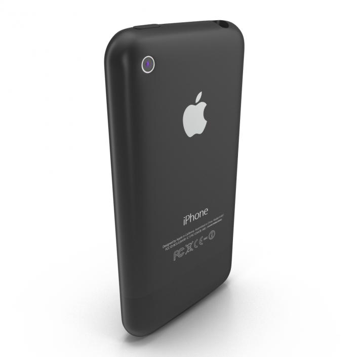 3D model Apple iPhone 2 Black