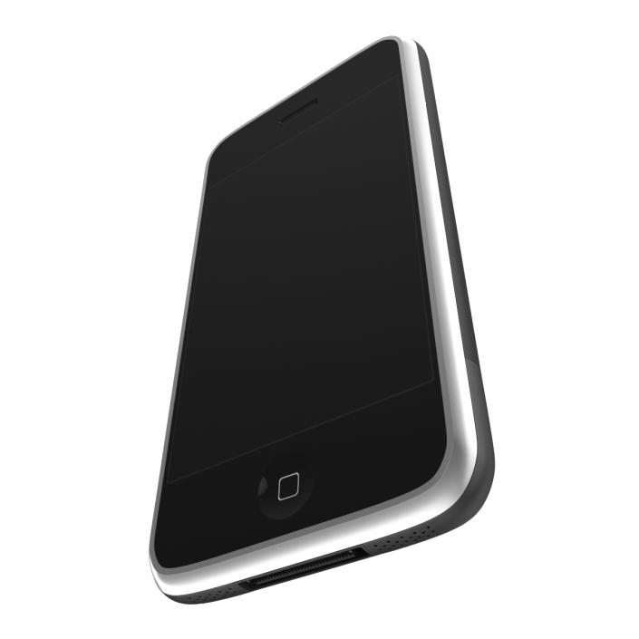 3D model Apple iPhone 2 Black