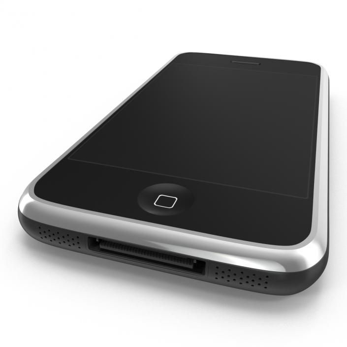 3D model Apple iPhone 2 Black