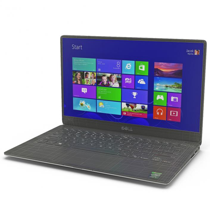 3D Dell XPS 13 Non Touch