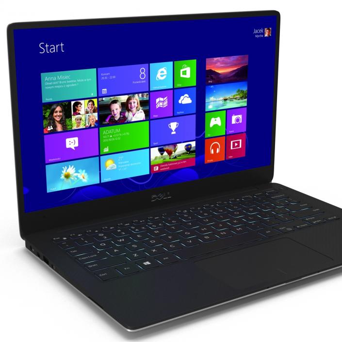 3D Dell XPS 13 Non Touch