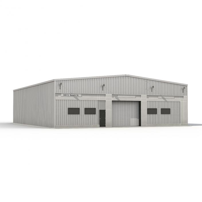 3D model Warehouse Building 2