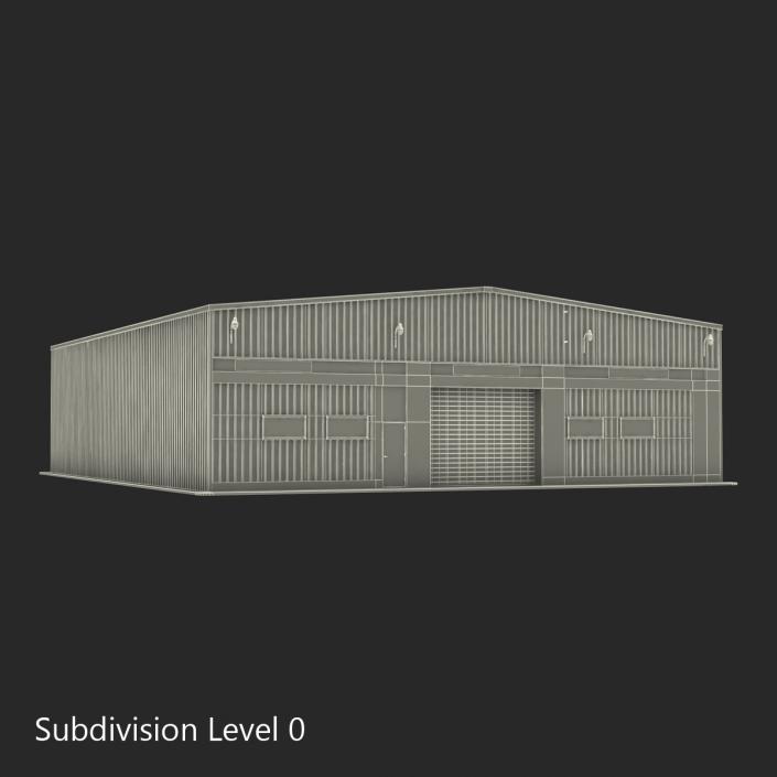 3D model Warehouse Building 2