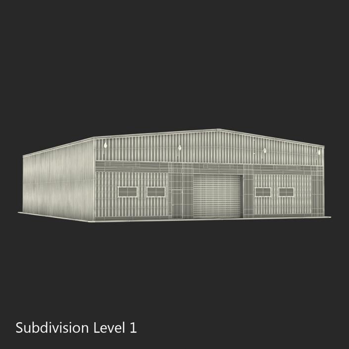 3D model Warehouse Building 2