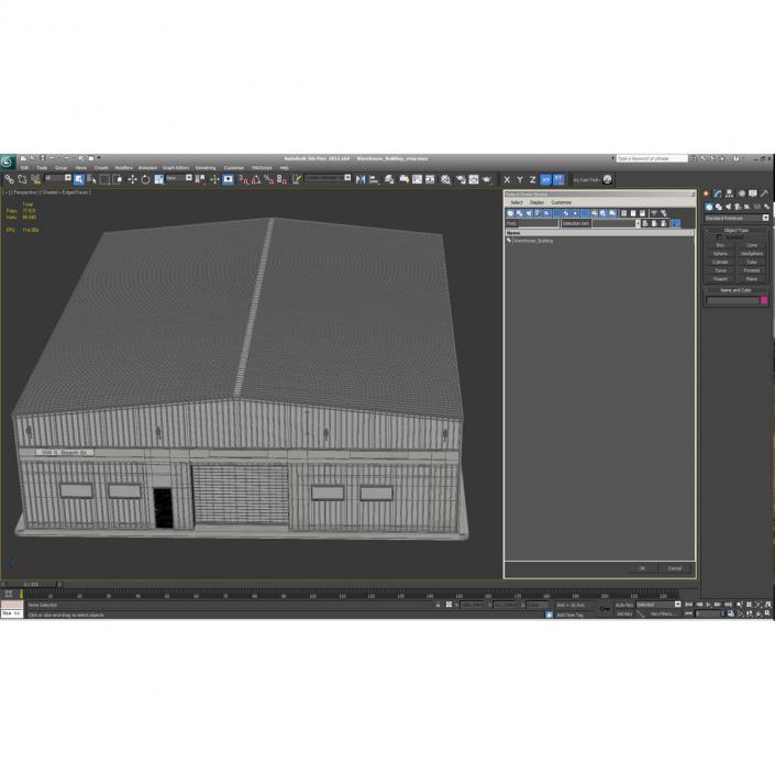 3D model Warehouse Building 2