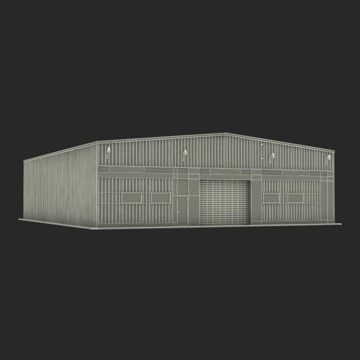 3D model Warehouse Building 2