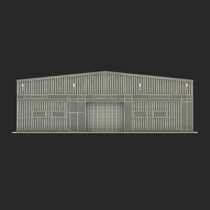 3D model Warehouse Building 2