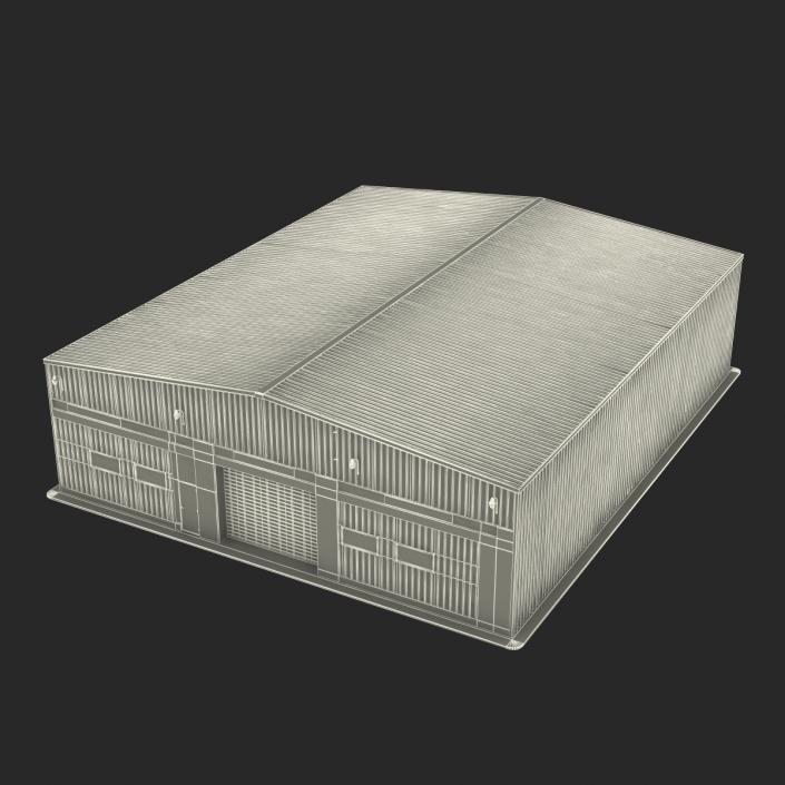 3D model Warehouse Building 2