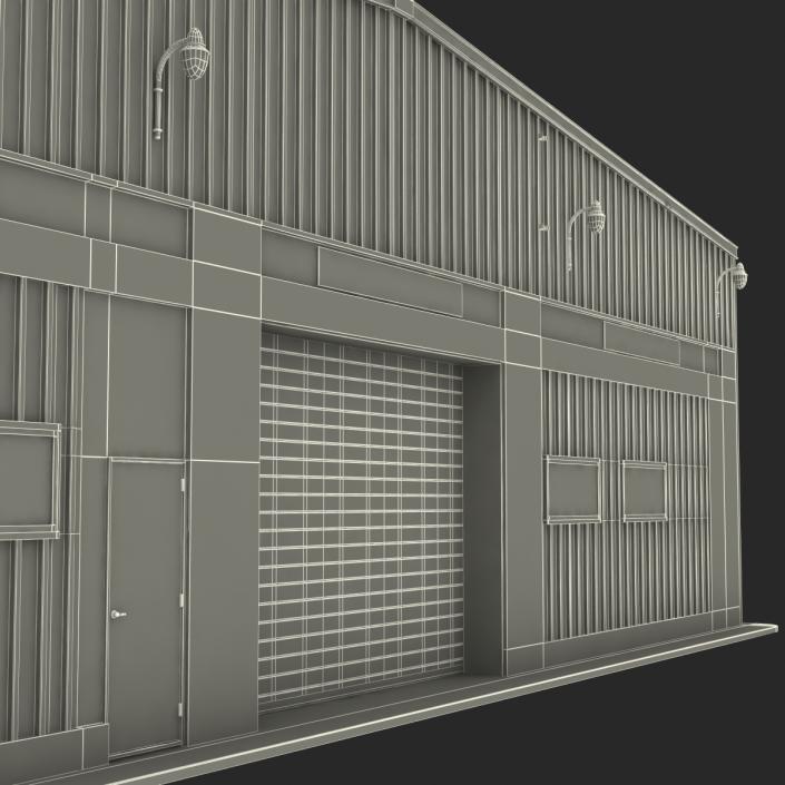 3D model Warehouse Building 2