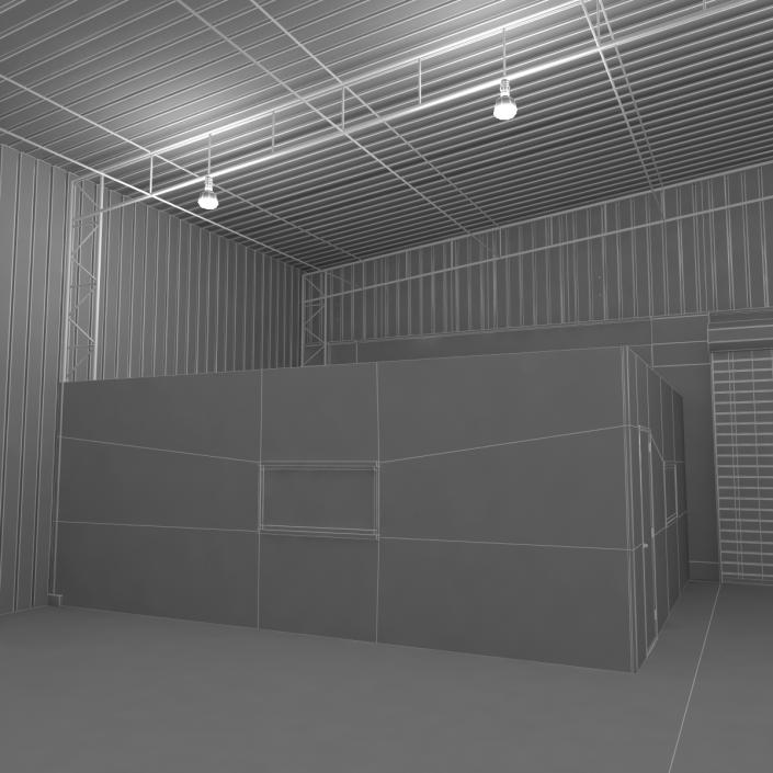 3D model Warehouse Building 2