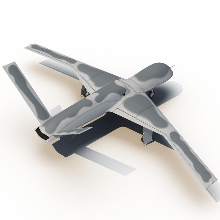 General Atomics Avenger UAV Rigged 3D model