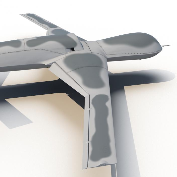 General Atomics Avenger UAV Rigged 3D model