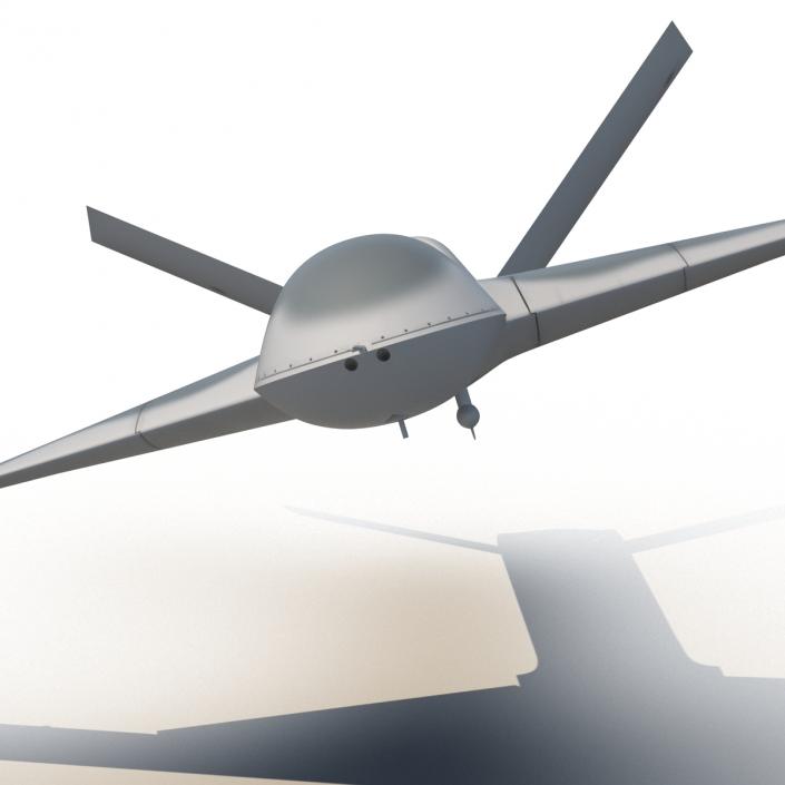 General Atomics Avenger UAV Rigged 3D model