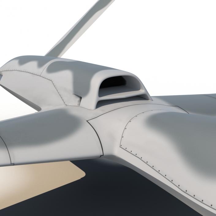 General Atomics Avenger UAV Rigged 3D model