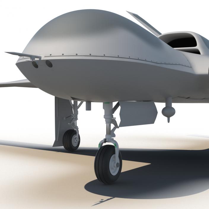 General Atomics Avenger UAV Rigged 3D model