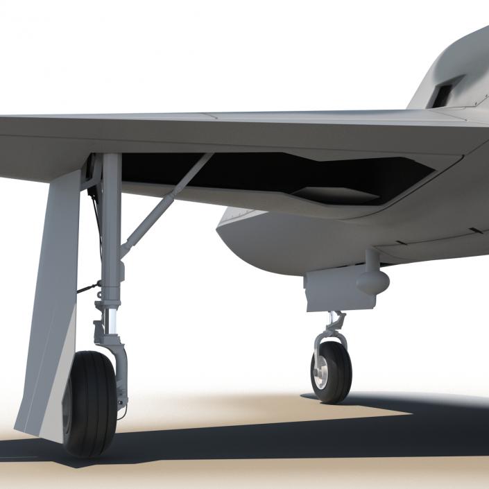 General Atomics Avenger UAV Rigged 3D model