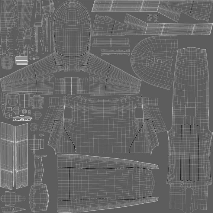 General Atomics Avenger UAV Rigged 3D model